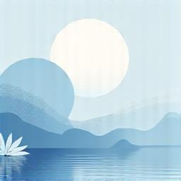 스트레스 해소와 평온을 위한 명상 음악 플레이리스트 커버 이미지