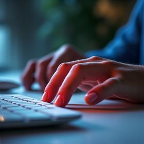 시간의 흐름을 잊고 완전히 몰입하여 작업하는 사람